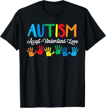 Autism Awareness Accept Understand Love Sped Teachers Kids T-Shirt