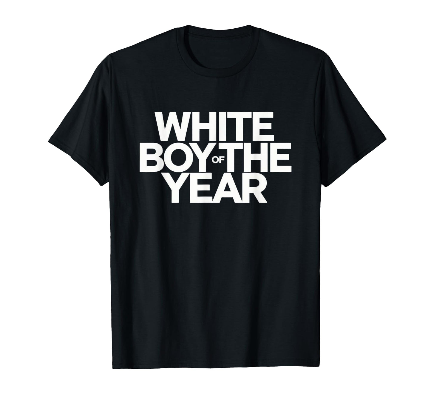 White Boy Of The Year - Hilarious Funny Award T-Shirt