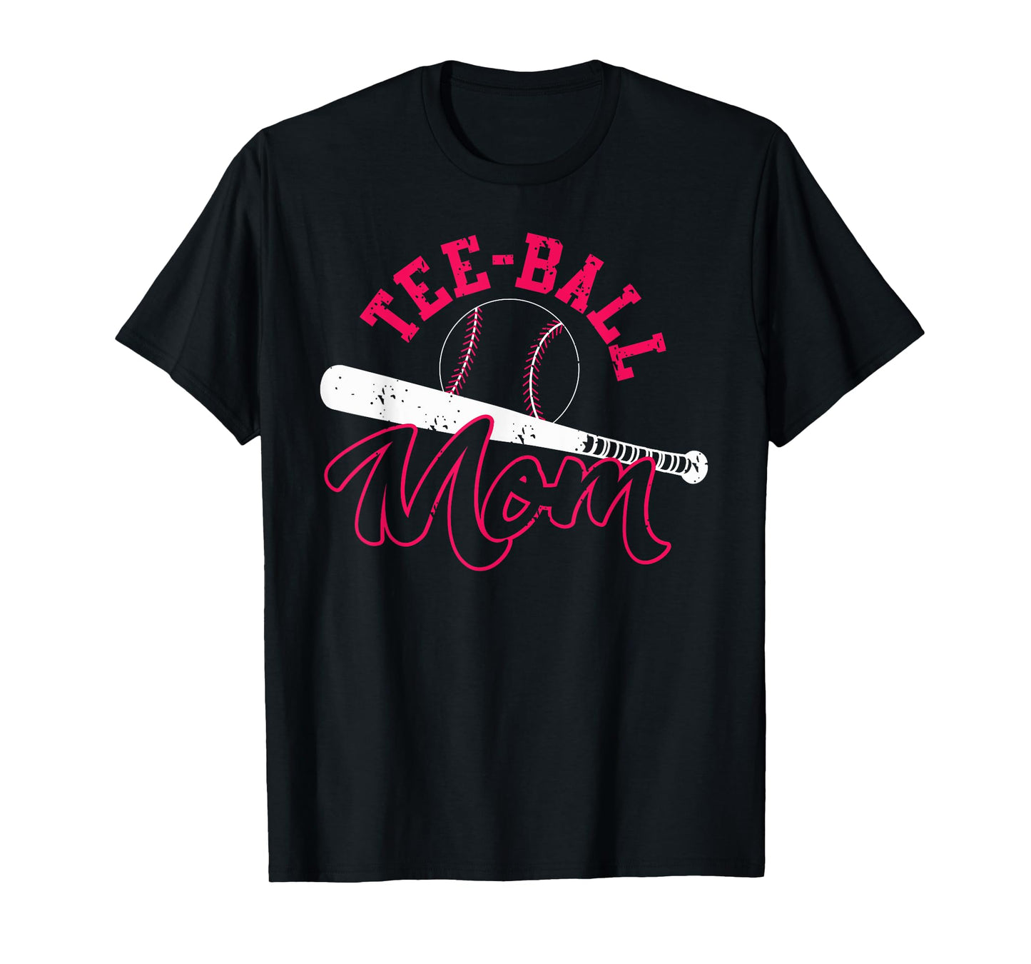 Tee-ball Mom Shirt | Cute Play T-Ball Women Tee Gift T-Shirt