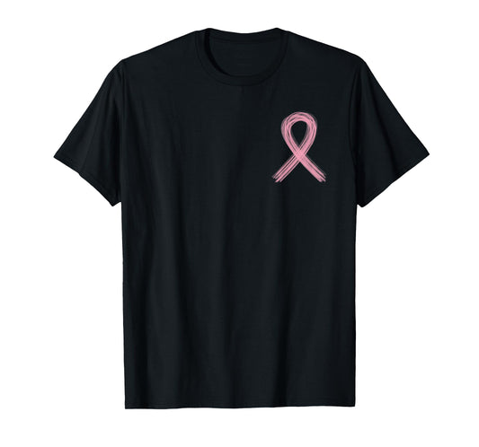 Breast Cancer Awareness Painted Ribbon Men Women Youth T-Shirt
