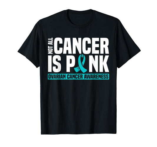 Ovarian Cancer Teal Awareness Ribbon Mother's Day T-Shirt