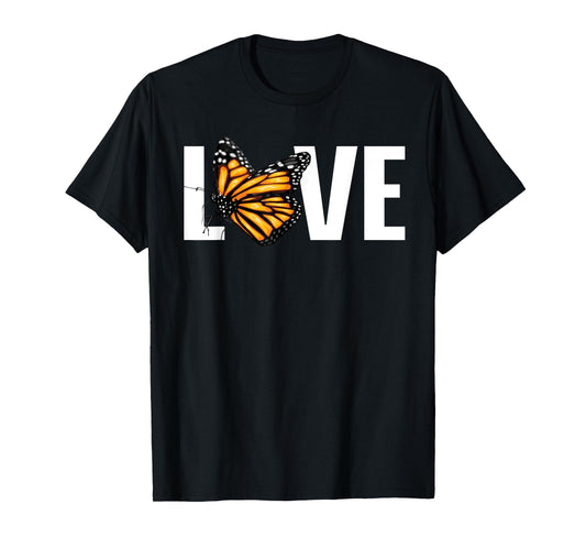 Cool Monarch Butterfly Art Men Women Entomology Insect Lover T-Shirt