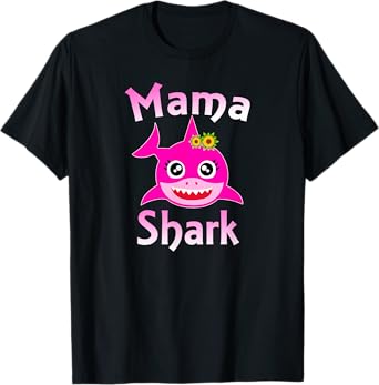 Mama Shark Funny Mom Gift T-Shirt