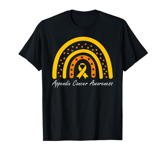 Appendix Cancer Awareness Support T-Shirt