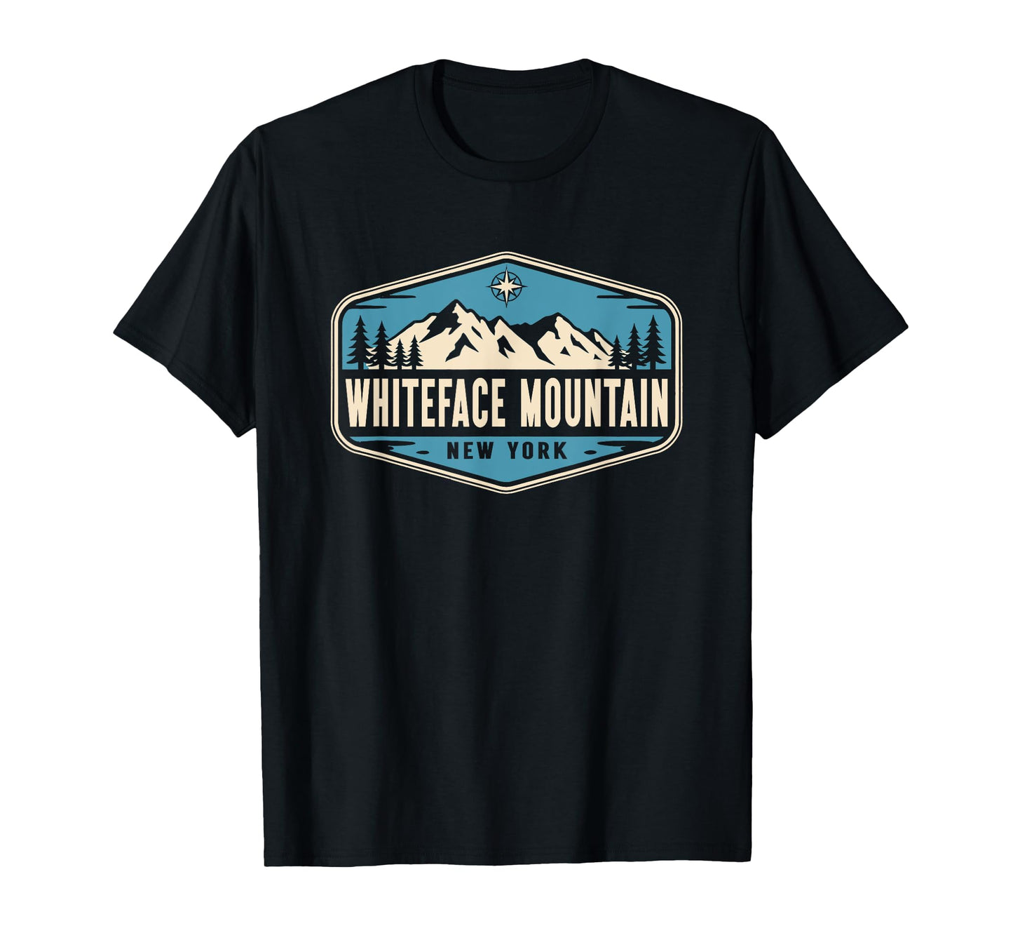 Whiteface Mountain New York Nature Mountain Graphic T-Shirt