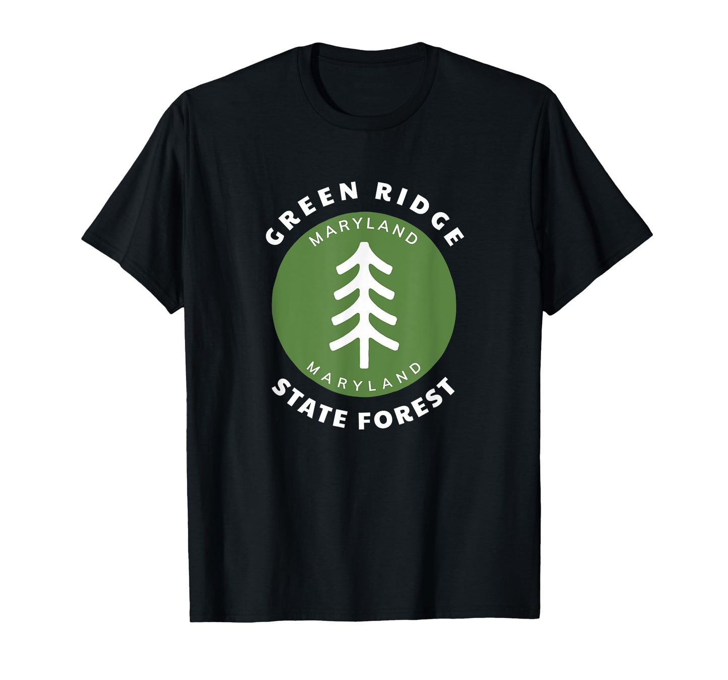 Green Ridge State Forest Maryland MD Forest Tree Vacation T-Shirt
