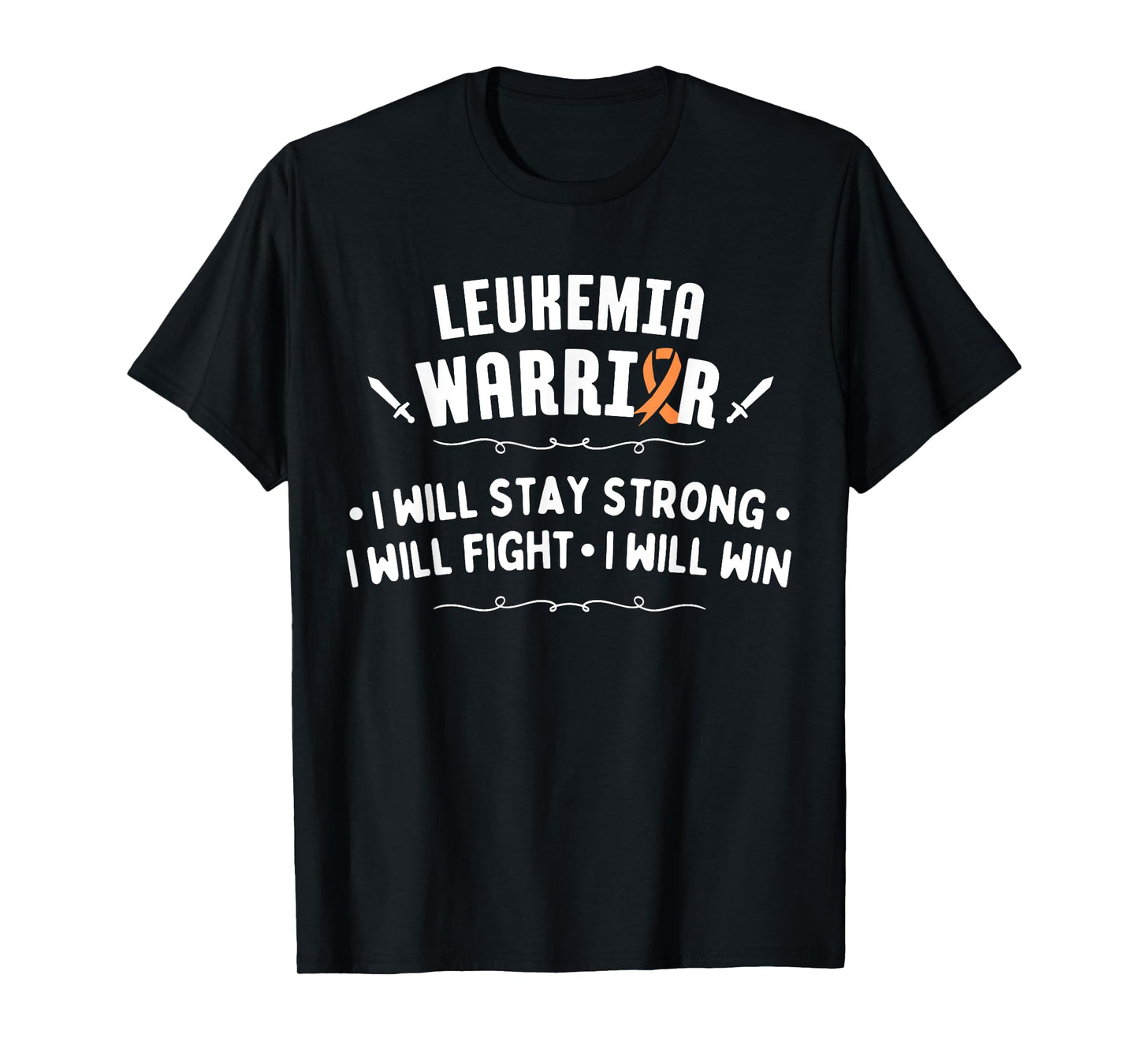 Leukemia Warrior Fight Win Awareness T-Shirt