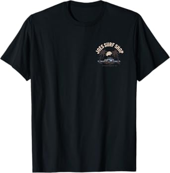 Joe's Surf Shop Early Bird Logo Graphic T-Shirt