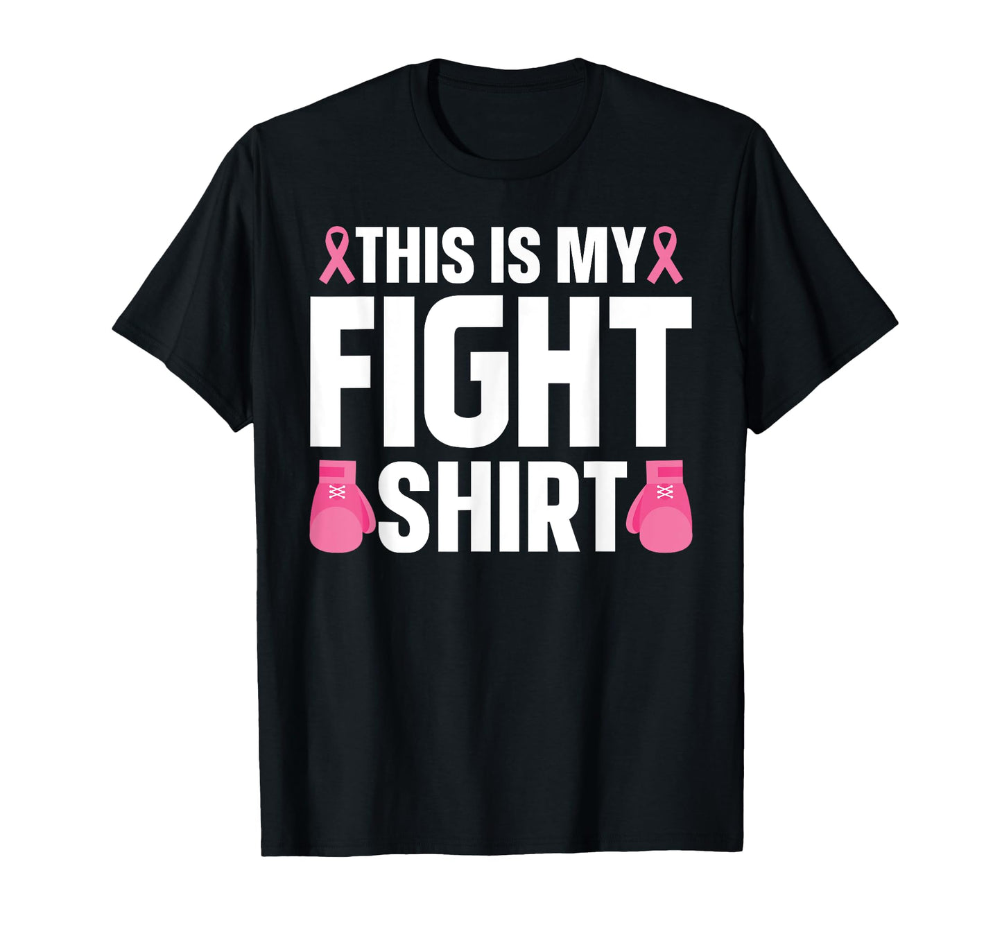 Breast Cancer Awareness Shirt Fight Survivor Pink Ribbon T-Shirt