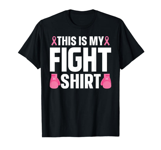 Breast Cancer Awareness Shirt Fight Survivor Pink Ribbon T-Shirt