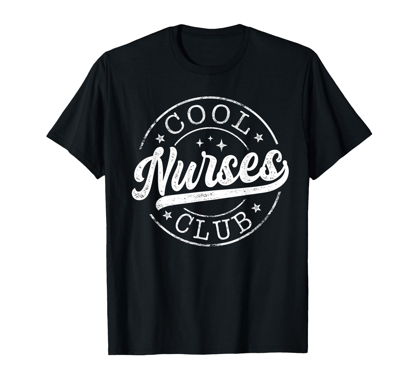 Cool Nurses Club Emblem Design Best Nurse T-Shirt