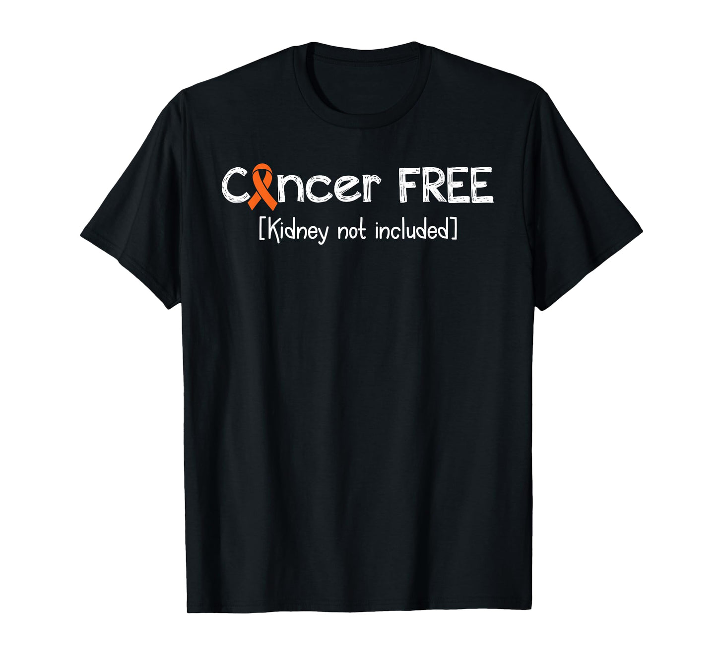 Kidney Cancer Free- Kidney Cancer Awareness Support Ribbon T-Shirt