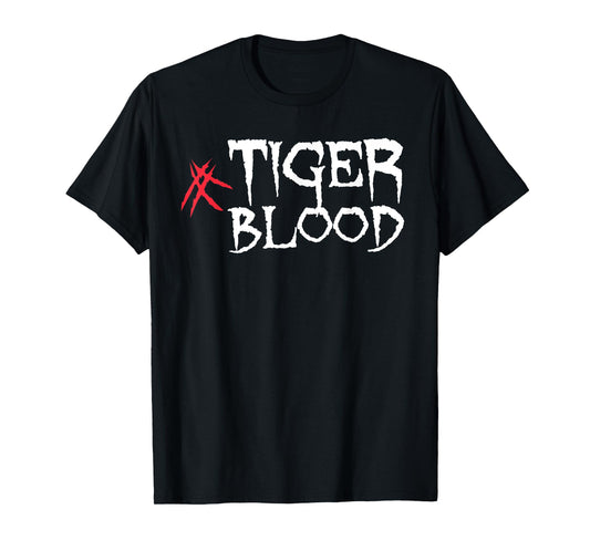 Cool Tiger Blood Scars Tiger Lover Gift T-Shirt