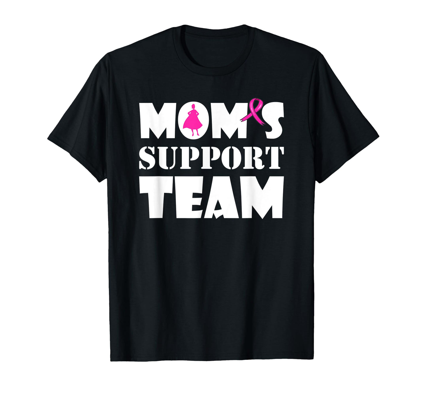 Breast Cancer Superhero Survivor Mom's Support Team 2021 T-Shirt
