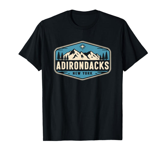 Adirondacks New York Nature Mountain Graphic T-Shirt