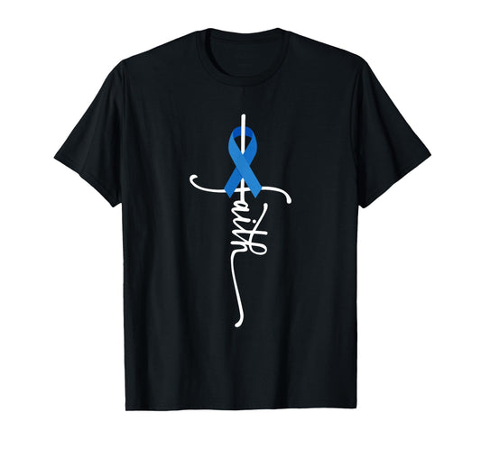 Colon Cancer Faith Colon Cancer Awareness T-Shirt