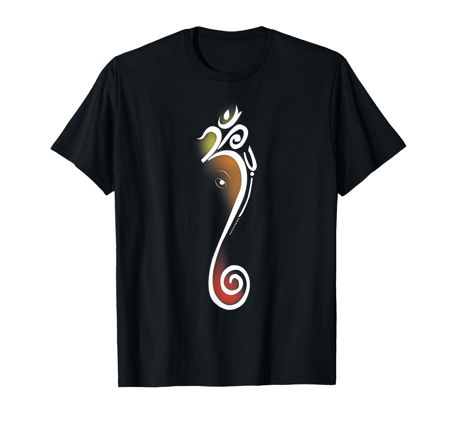 Artistic Om Lord Ganesha Tshirt. T-Shirt