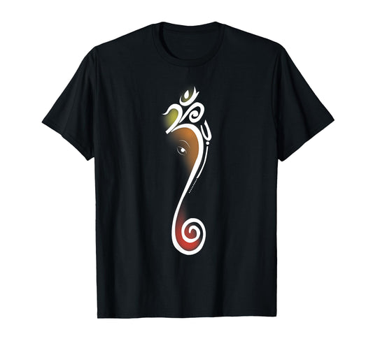 Artistic Om Lord Ganesha Tshirt. T-Shirt