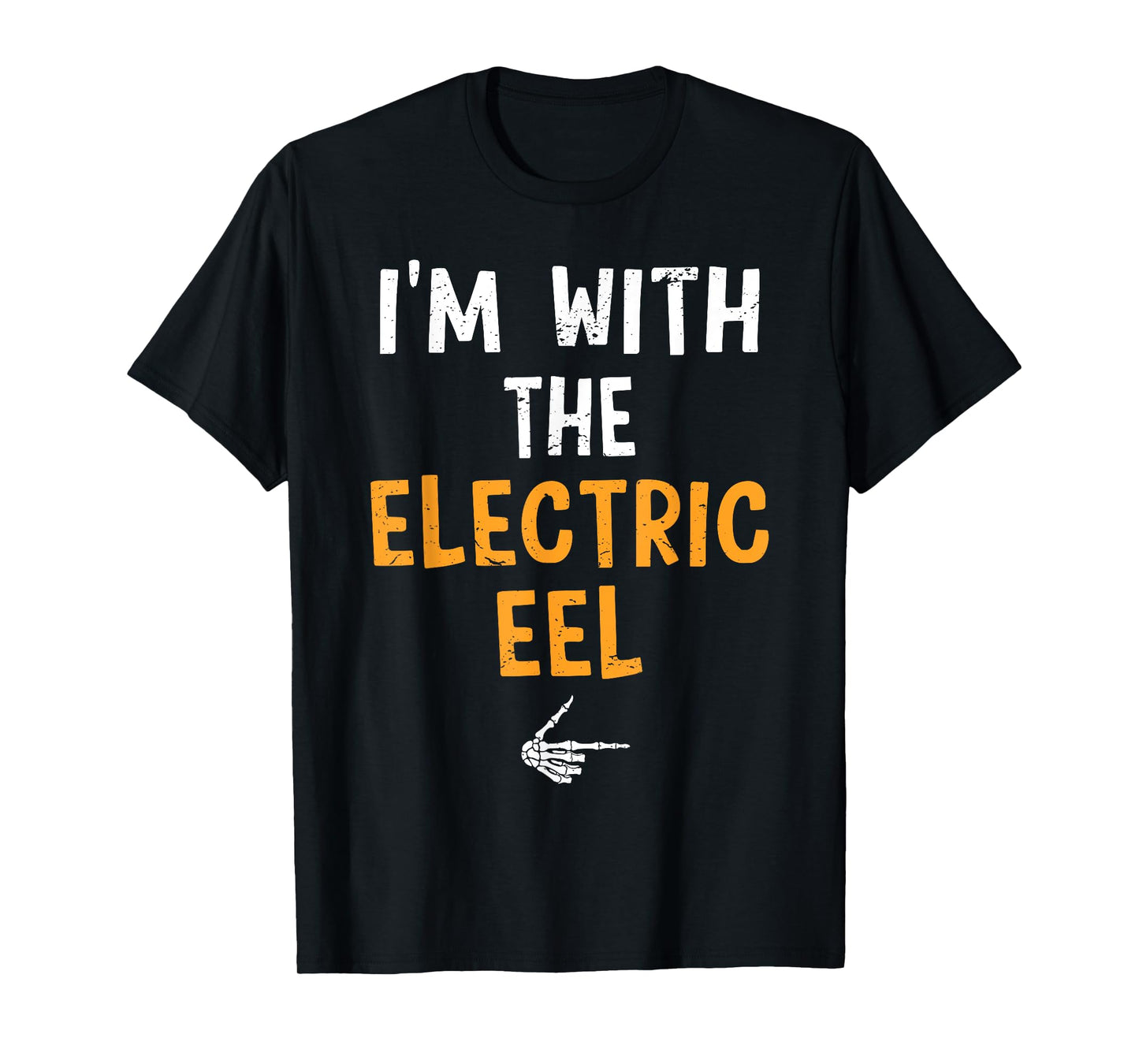 I'm with The Electric EEL Costume Halloween Matching Couple T-Shirt