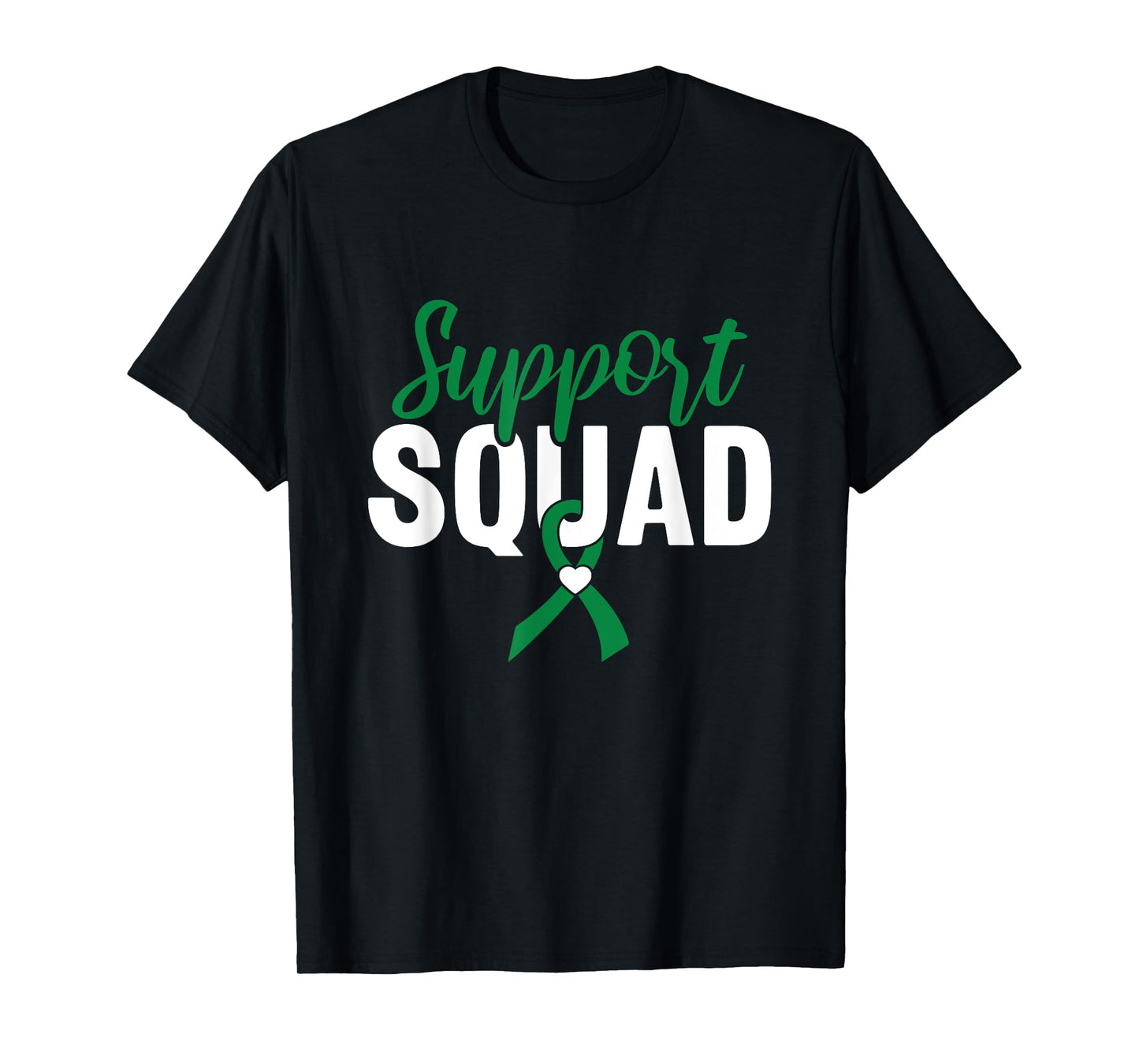 Support Squad Green Ribbon Liver Cancer Awareness T-Shirt