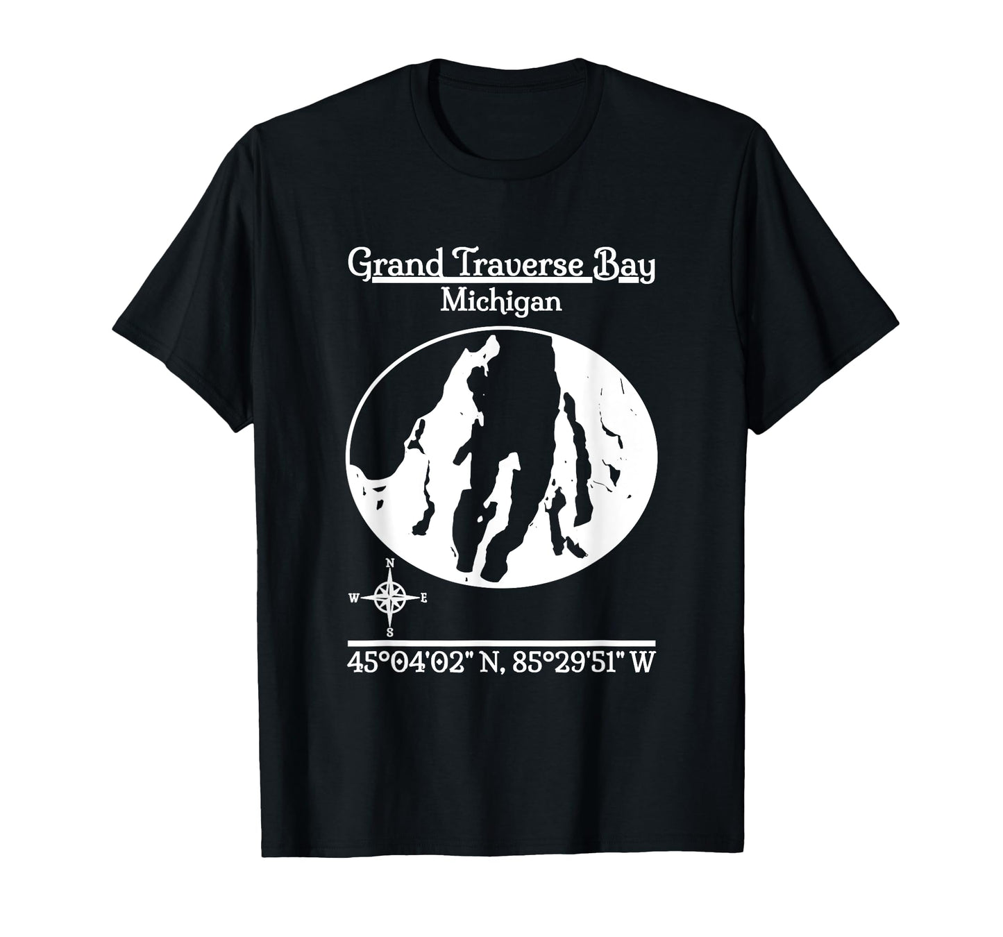 Grand Traverse Bay - Michigan T-Shirt
