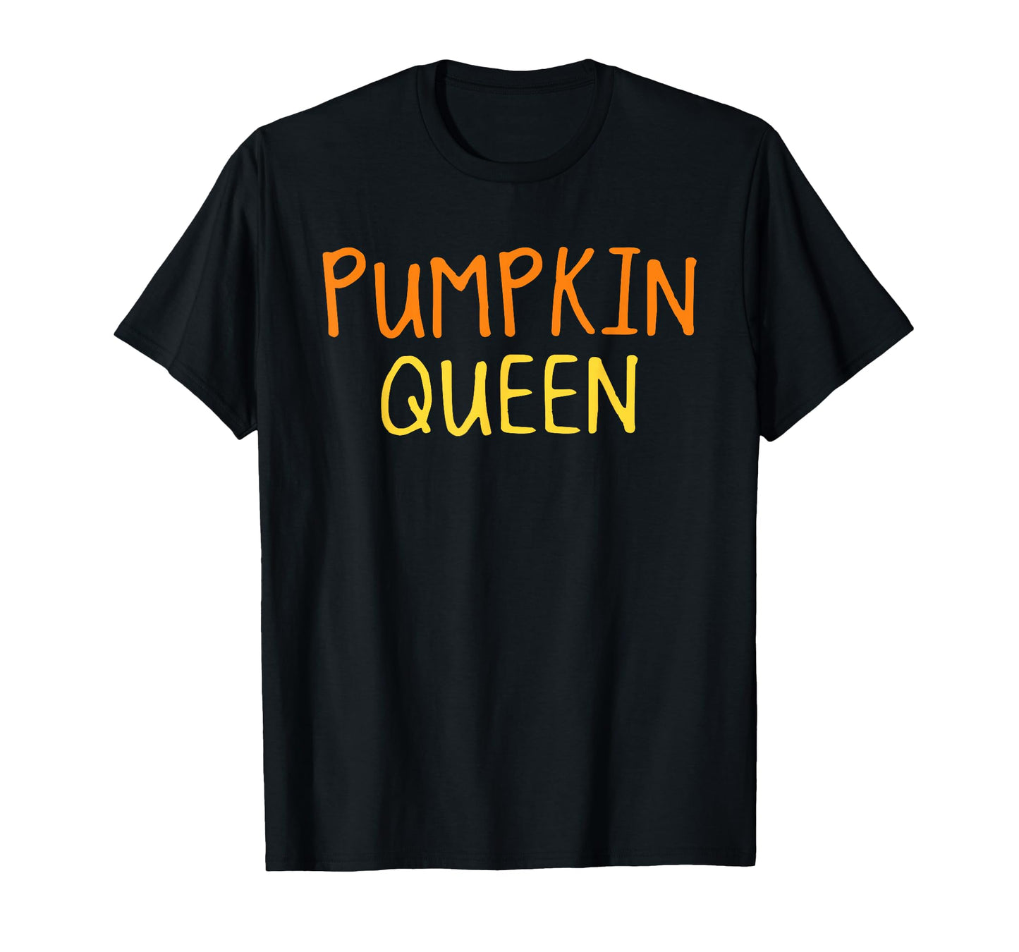 Pumpkin Queen Halloween Funny Spooky Season Women Girls T-Shirt