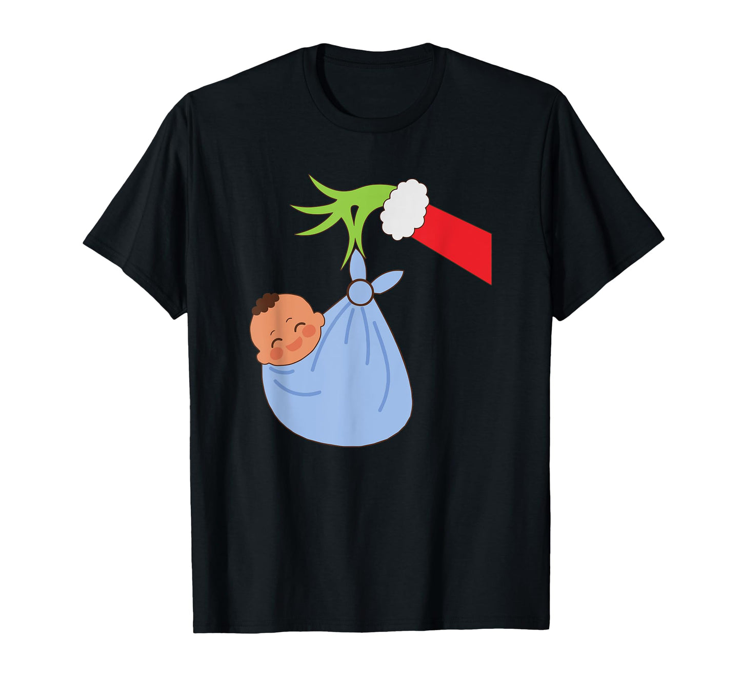 NICU Labor Delivery Nurse Santa Christmas Xmas Pajamas Funny T-Shirt