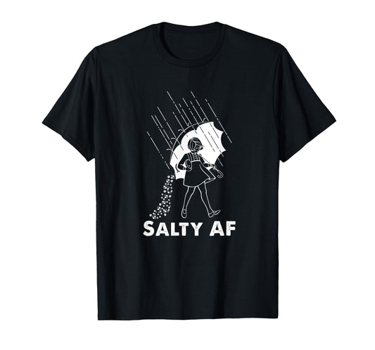 Salty AF Lung And Pulmonary Lung Cancer Cystic Fibrosis T-Shirt