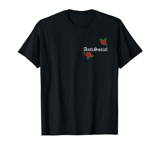 Anti Social Rose Pocket T-Shirt