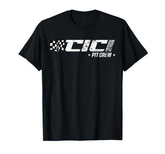 Cici Pit Crew Race Car Birthday Family Racing T-Shirt