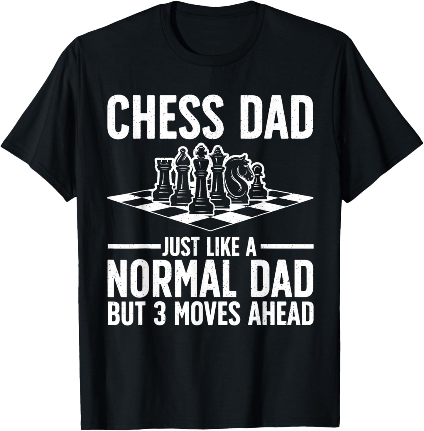 Cool Chess Player Art For Men Dad Knight Chess Lovers Pieces T-Shirt