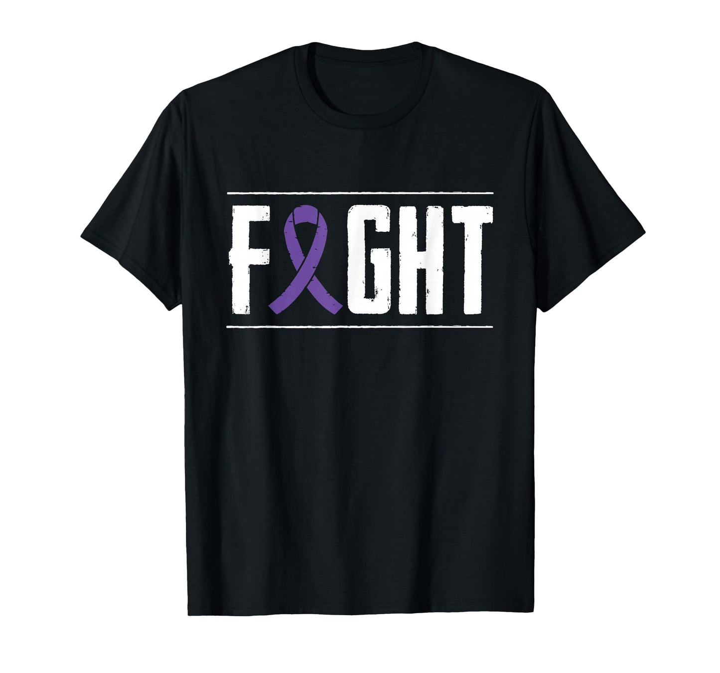 Pancreatic Cancer Fight Cancer Ribbon T-Shirt