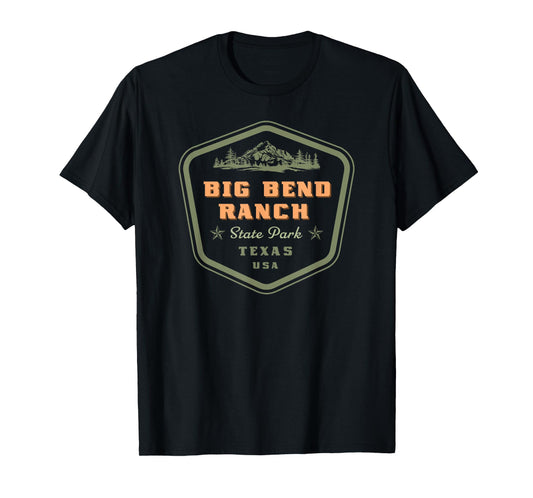 Big Bend Ranch State Park Texas Retro Vintage T-Shirt
