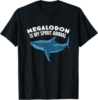Megalodon Is My Spirit Animal Funny Megalodon T-Shirt