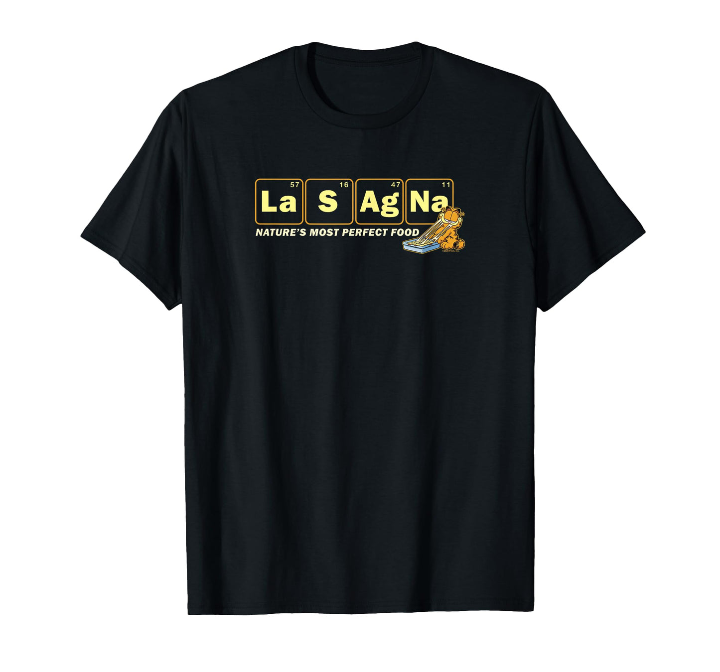 Garfield Lasagna Nature's Most Perfect Food T-Shirt