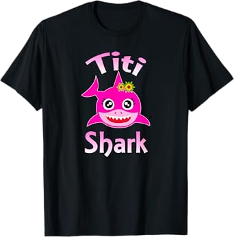 Titi Shark Funny Puerto Rican Aunt T-Shirt
