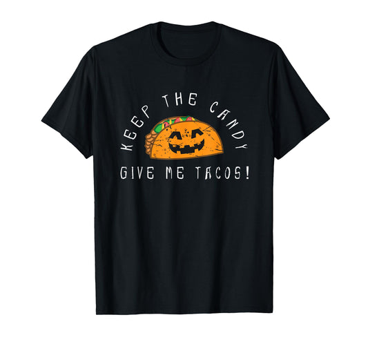 Cute Halloween Trick or Treating Taco Joke T-Shirt