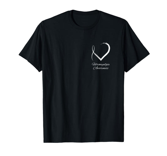 Subtle Fibromyalgia Heart, Fibromyalgia Awareness T-Shirt