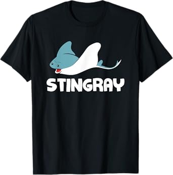 Cute Stingray Ocean Sharks Love Stingrays T-Shirt