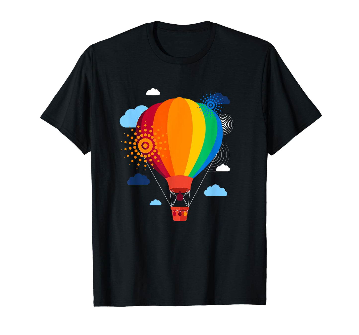 Mens Hot Air Balloon T-Shirt Hot Air Balloon Rides Festival Shirt Medium Pink