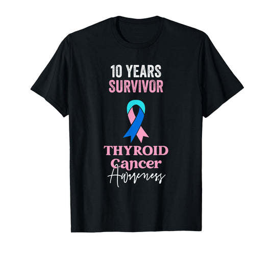 10 Years Thyroid Cancer Free Survivor T-Shirt