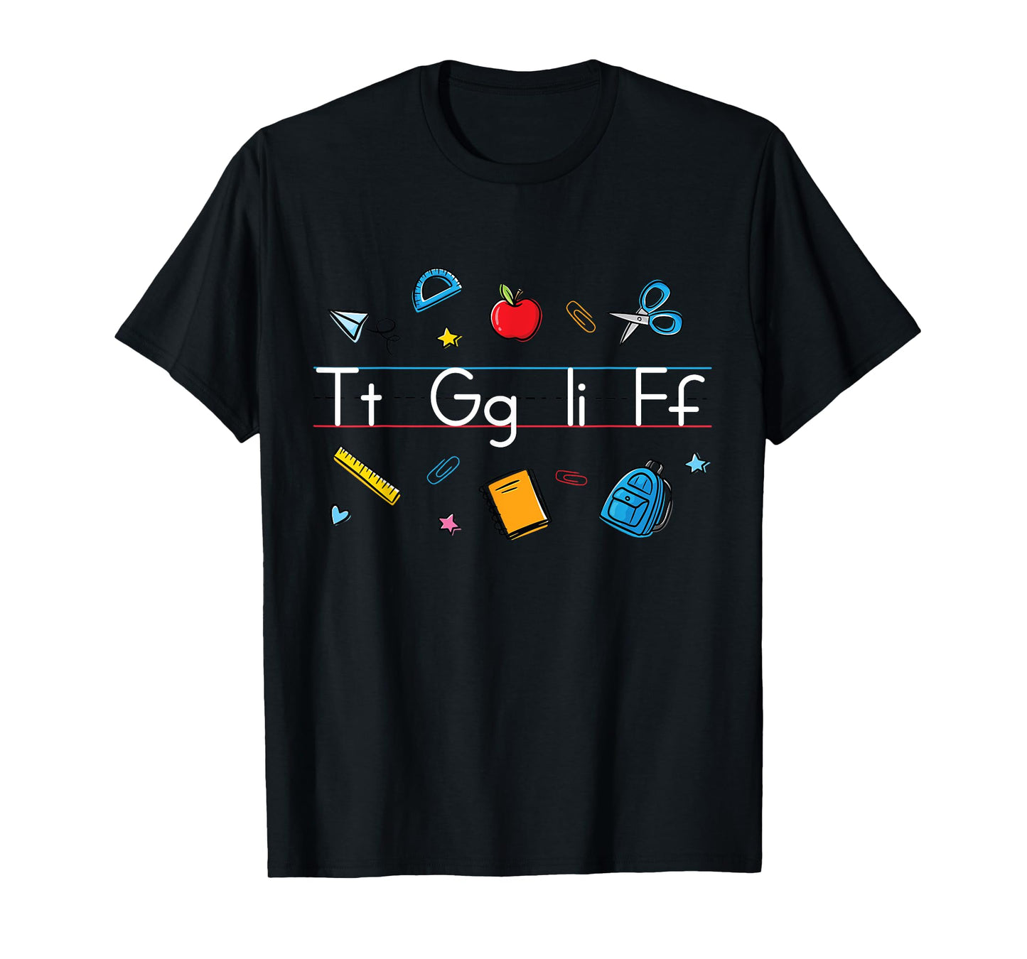 Alphabet Teacher Student Kindergarten & Elementary-School T-Shirt