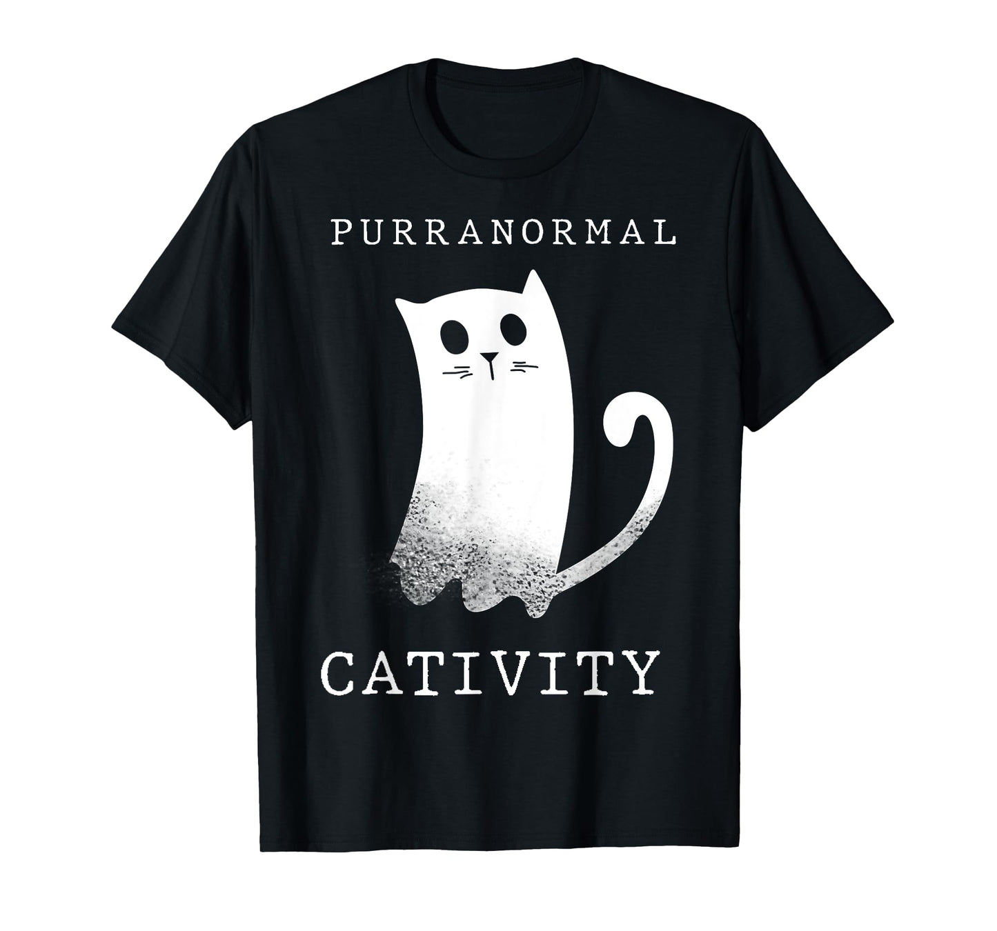 Purranormal Cativity Ghost Cat Shirt T-Shirt