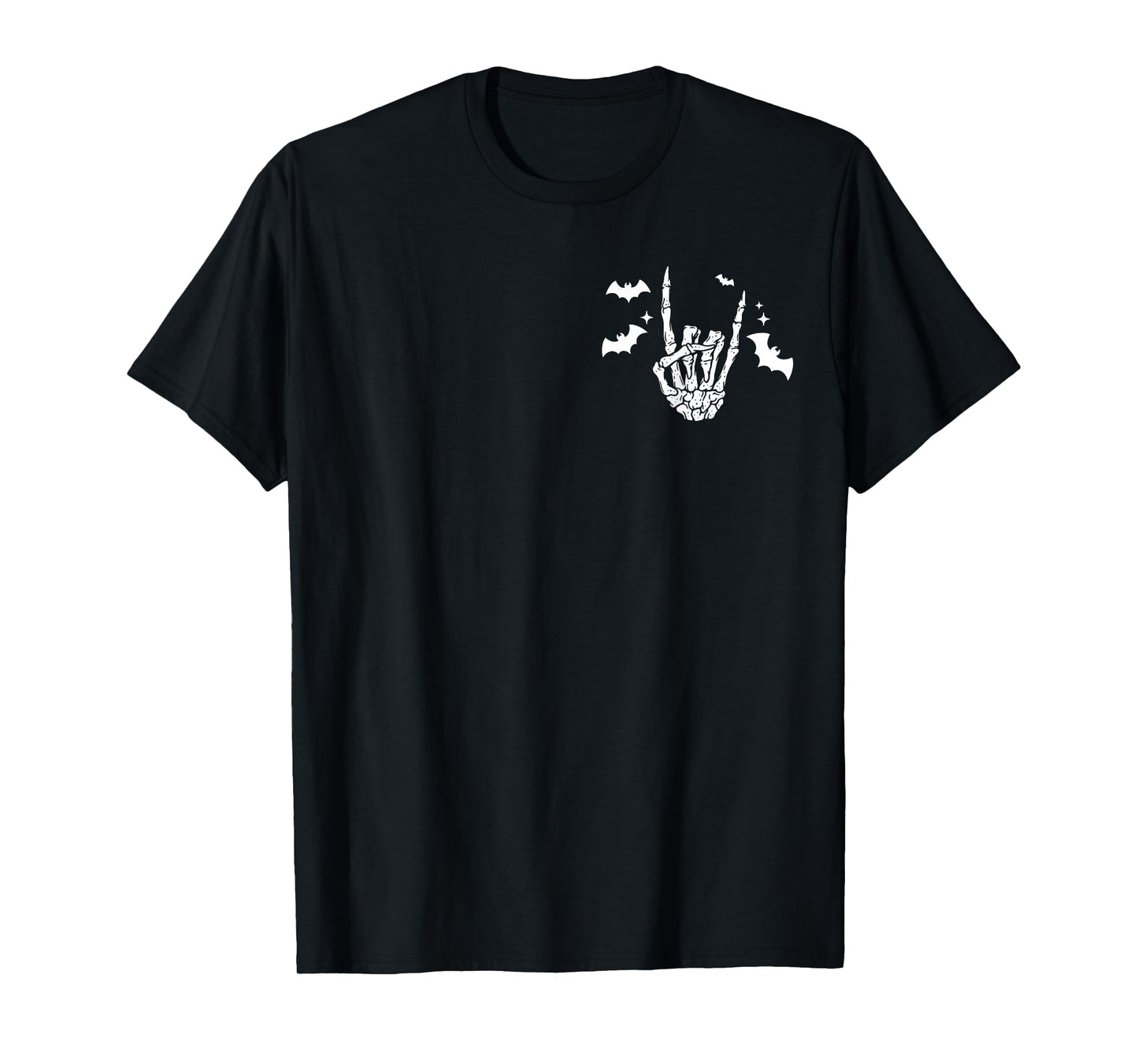 (2 Sided) Just A Little Ray of Pitch Black Skeleton T-Shirt