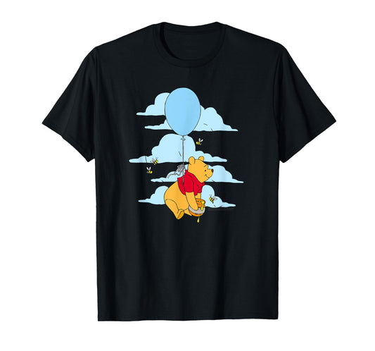 Disney Winnie The Pooh Floating Balloon Honey Pot Poster T-Shirt