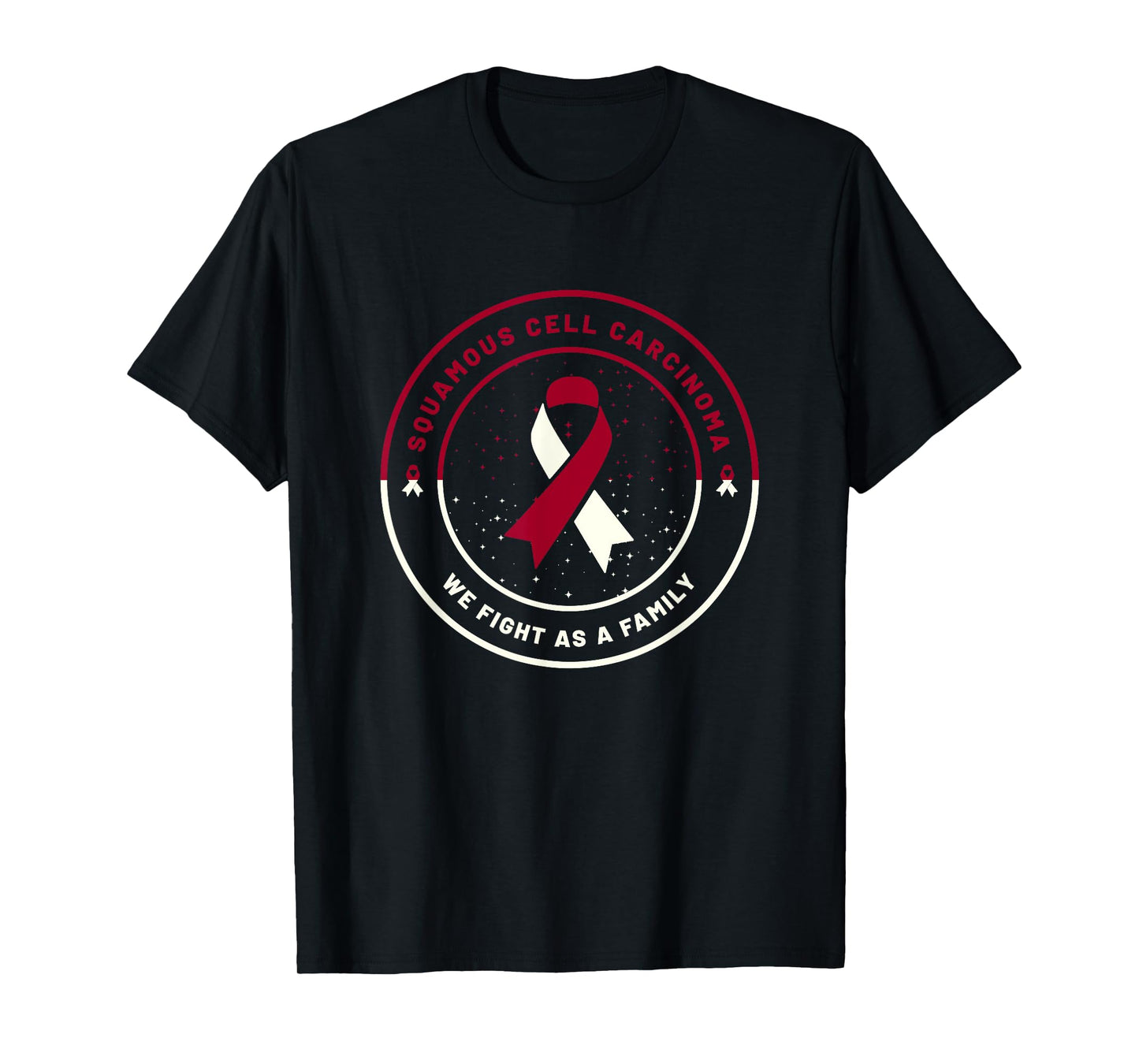 Squamous Cell Carcinoma Ribbon Awareness Family Support Gift T-Shirt