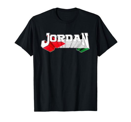 Proud Jordan Flag Jordanian T-Shirt