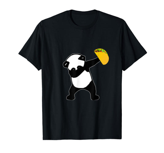Dabbing Panda Bear Taco Mexican Tacos Dance Gift T-Shirt