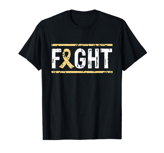 Urethral Cancer Awareness Fight Cancer Ribbon T-Shirt