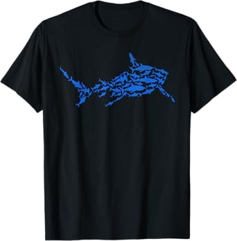 Sharkfish Shark Silhouette Shark Fishing Sharks I Shark Fish T-Shirt